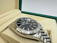 Rolex datejust 41 | black dial | 126334 | 2025 | full set - afbeelding 11 van  12