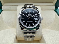 Rolex datejust 41 | black dial | 126334 | 2026 | unworn - afbeelding 1 van  6