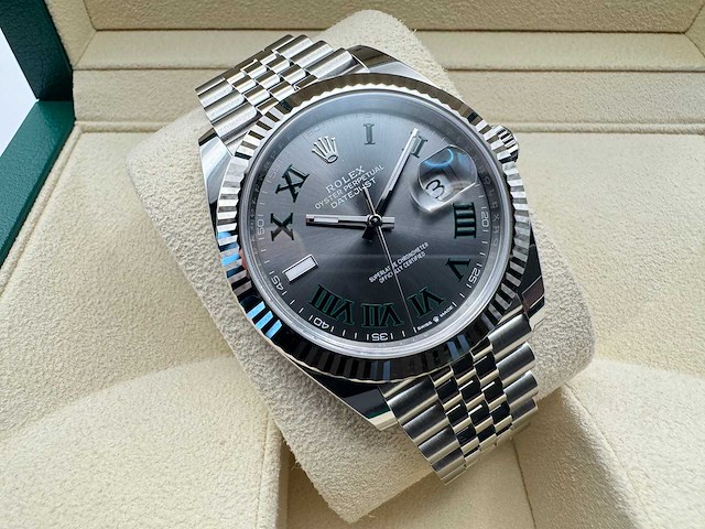 Rolex datejust 41 | wimbledon | 126334 | 2025 - afbeelding 1 van  12