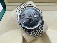 Rolex datejust 41 | wimbledon | 126334 | 2026 | unworn - afbeelding 5 van  12