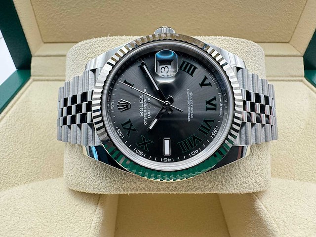 Rolex datejust 41 | wimbledon | 126334 | 2026 | unworn - afbeelding 7 van  12