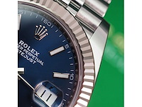 Rolex datejust 41mm blue dial 2023 full set - afbeelding 3 van  6