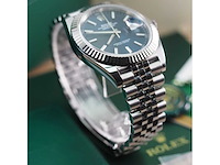 Rolex datejust 41mm blue dial 2023 full set - afbeelding 5 van  6