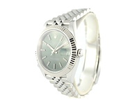 Rolex datejust 41mm mint green 2025 full set - afbeelding 9 van  9