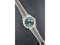 Rolex datejust 41mm mint green 2025 full set - afbeelding 2 van  8