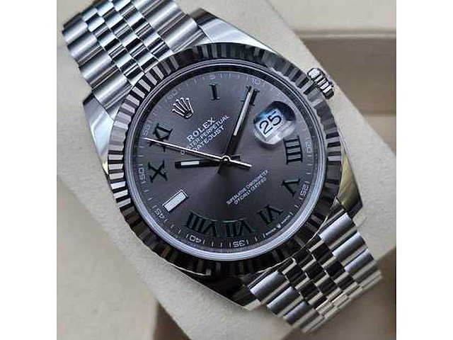 Rolex datejust 41mm “ wimbledon “ 2025 full set - afbeelding 4 van  9