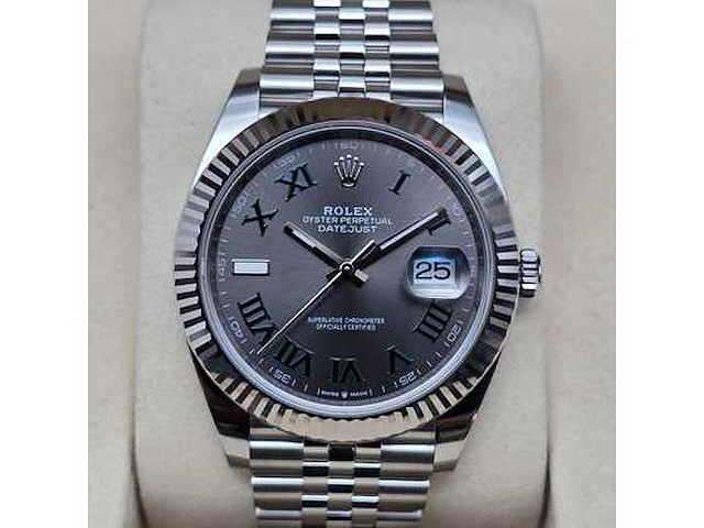 Rolex datejust 41mm “ wimbledon “ 2025 full set - afbeelding 3 van  9