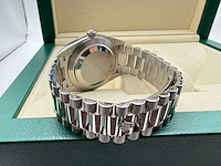 Rolex day date 228236 | ice blue | platina | 2025 - afbeelding 12 van  12