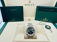Rolex day-date 228349rbr | olive | white gold | 2023 - afbeelding 3 van  12