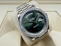 Rolex day-date 228349rbr | olive | white gold | 2023 - afbeelding 5 van  12