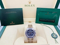 Rolex daytona 116509 | blue sapphire bezel | sheen obsidian dial | new | 2021 - afbeelding 2 van  6