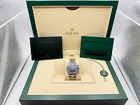 Rolex daytona 116509 | blue sapphire bezel | sheen obsidian dial | new | 2021 - afbeelding 4 van  12