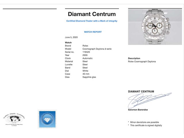 Rolex daytona 116520 - afbeelding 5 van  11