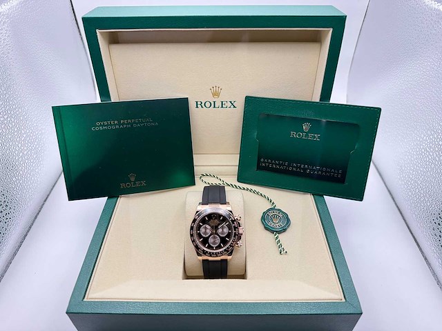 Rolex daytona 126515ln | oysterflex | rose gold | 2026 | unworn - afbeelding 2 van  2