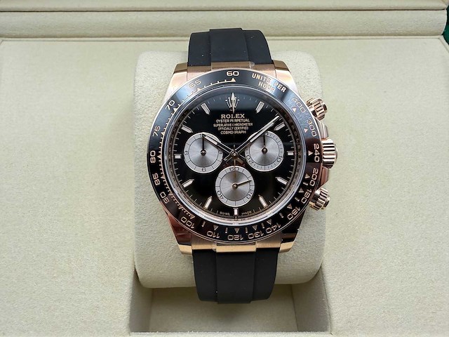 Rolex daytona 126515ln | oysterflex | rose gold | 2026 | unworn - afbeelding 1 van  12