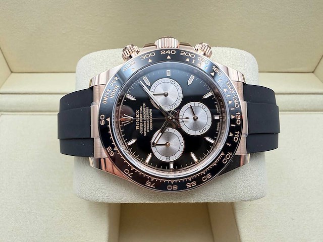 Rolex daytona 126515ln | oysterflex | rose gold | 2026 | unworn - afbeelding 7 van  12