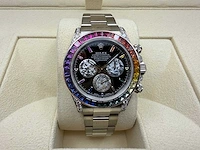 Rolex daytona "rainbow" custom diamonds | 116509 | 2020+ - afbeelding 1 van  12