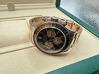 Rolex daytona "rainbow" custom diamonds | rose gold | 116509 | 2020+ - afbeelding 1 van  8