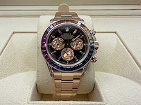 Rolex daytona "rainbow" custom diamonds | rose gold | 116509 | 2020+