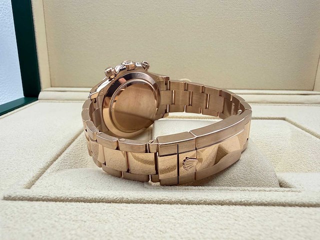 Rolex daytona "rainbow" custom diamonds | rose gold | 116509 | 2020+ - afbeelding 8 van  8
