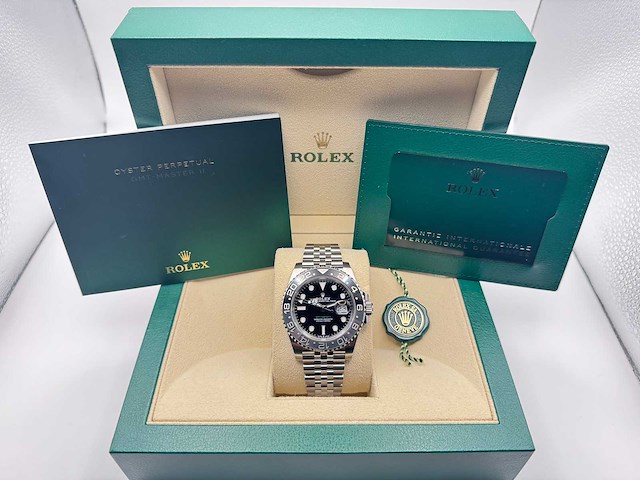 Rolex gmt-master ii | "bruce wayne" | 126710grnr | 2026 | unworn | jubilee - afbeelding 3 van  12