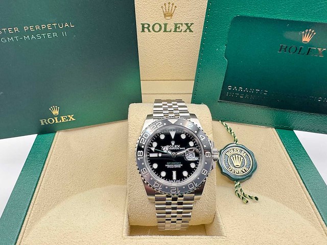 Rolex gmt-master ii | "bruce wayne" | 126710grnr | 2026 | unworn | jubilee - afbeelding 3 van  11