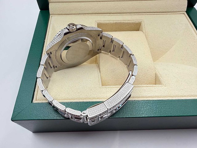 Rolex gmt-master ii | "iced out" | 2018 | like new - afbeelding 9 van  9