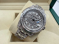 Rolex gmt-master ii | "iced out" | 2018 | like new - afbeelding 2 van  4