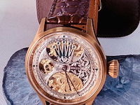 Rolex horologisch kunstwerk - polshorloge met antiek uurwerk serienummer 151865