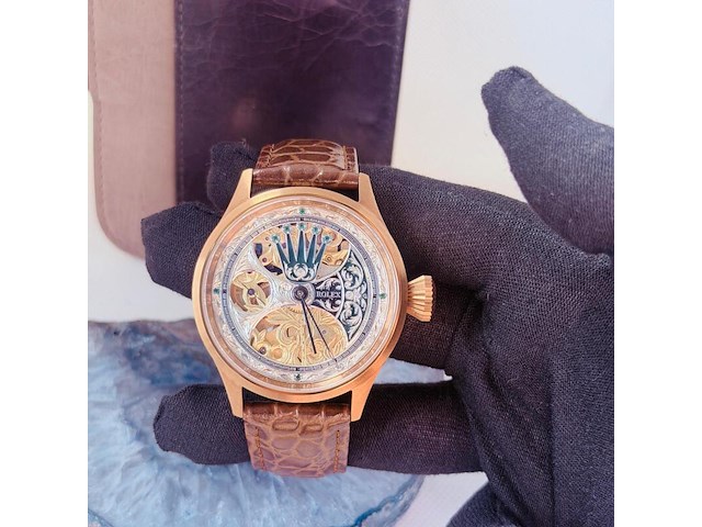 Rolex horologisch kunstwerk - polshorloge met antiek uurwerk serienummer 151865 - afbeelding 5 van  11