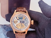 Rolex horologisch kunstwerk - polshorloge met antiek uurwerk serienummer 151865 - afbeelding 5 van  11