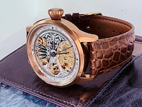 Rolex horologisch kunstwerk - polshorloge met antiek uurwerk serienummer 151865 - afbeelding 8 van  11