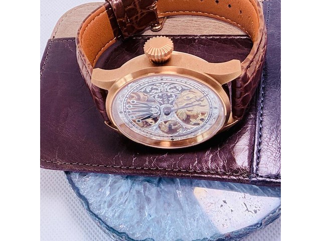 Rolex horologisch kunstwerk - polshorloge met antiek uurwerk serienummer 151865 - afbeelding 10 van  11