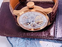 Rolex horologisch kunstwerk - polshorloge met antiek uurwerk serienummer 151865 - afbeelding 10 van  11
