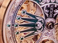 Rolex horologisch kunstwerk - polshorloge met antiek uurwerk serienummer 151865 - afbeelding 11 van  11