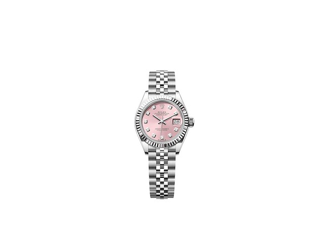 Rolex lady-datejust 279174 | 28mm | pink diamond dot dial | jubilee | unworn | 2026 - afbeelding 1 van  1