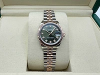 Rolex lady-datejust 28 279271 | jubilee | olive green diamond-set dial | unworn | 2026