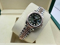 Rolex lady-datejust 28 279271 | jubilee | olive green diamond-set dial | unworn | 2026 - afbeelding 3 van  6