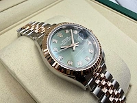Rolex lady-datejust 28 279271 | jubilee | olive green diamond-set dial | unworn | 2026 - afbeelding 5 van  6