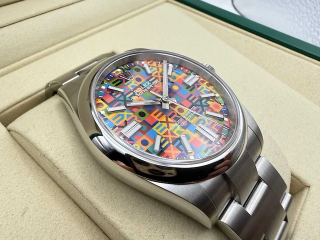 Rolex oyster perpetual 134300 | multi color dial | unworn | 2026 - afbeelding 11 van  12