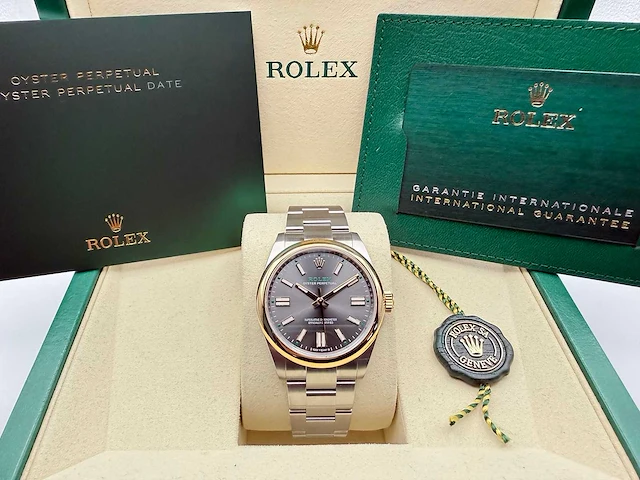 Rolex oyster perpetual 134303 | 41 mm | grey dial | unworn | 2026 - afbeelding 3 van  12