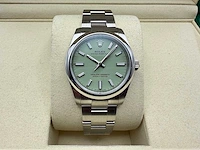 Rolex oyster perpetual 34 124200 | steel | pistachio dial | unworn | 2026