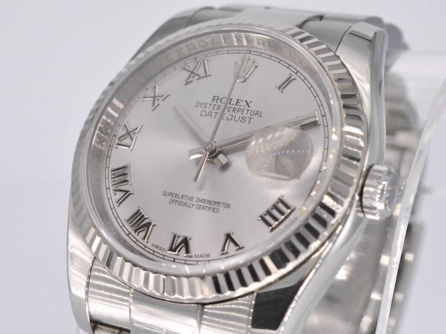 Rolex oyster perpetual datejust horloge - afbeelding 13 van  15