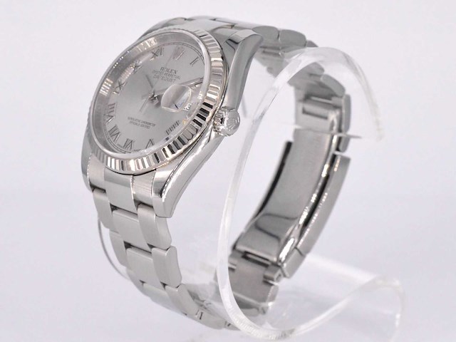 Rolex oyster perpetual datejust horloge - afbeelding 10 van  15