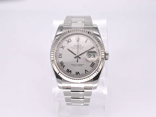 Rolex oyster perpetual datejust horloge - afbeelding 8 van  15