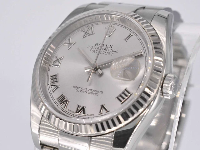 Rolex oyster perpetual datejust horloge - afbeelding 12 van  15
