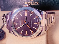 Rolex oyster perpetual milgauss - automatisch herenhorloge - afbeelding 2 van  23