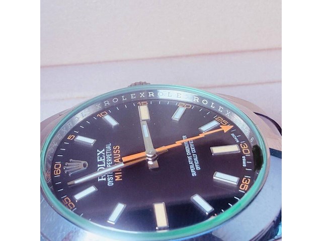 Rolex oyster perpetual milgauss - automatisch herenhorloge - afbeelding 17 van  23