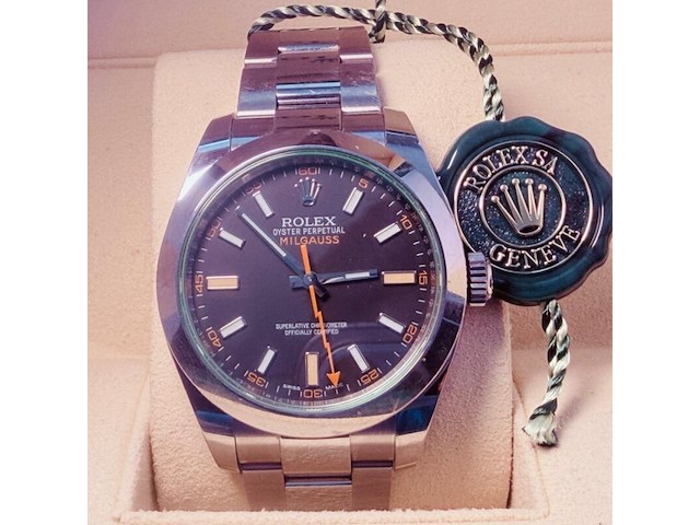 Rolex oyster perpetual milgauss - automatisch herenhorloge - afbeelding 19 van  23