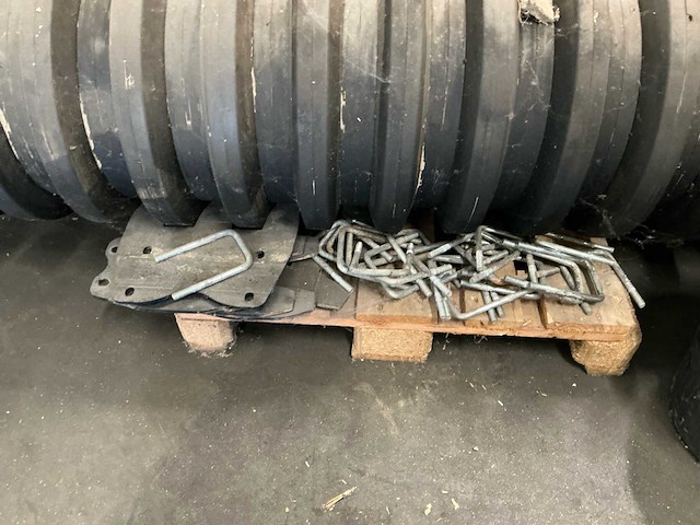 Rol/ex rubberen aandrukrol / packerrol, ca. 4,4 m – ø500 mm – 36 rubberringen (2 × 18) - afbeelding 2 van  10